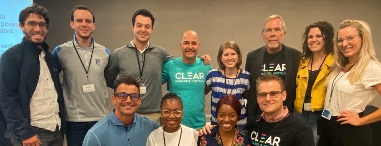 CLEAR doctors and students at one of CLEAR's chiropractic seminars