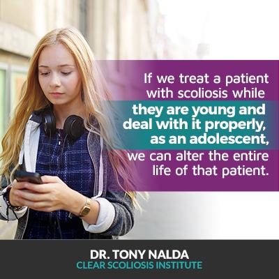 Clear Scoliosis Institute quote by Dr. Tony Nalda