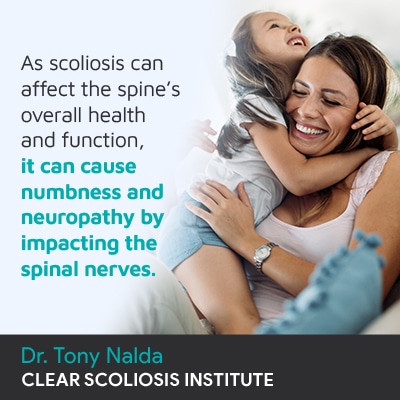As scoliosis can affect