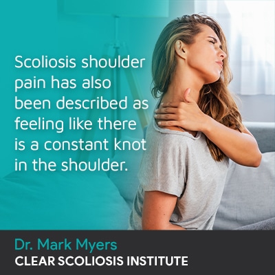 Scoliosis shoulder pain