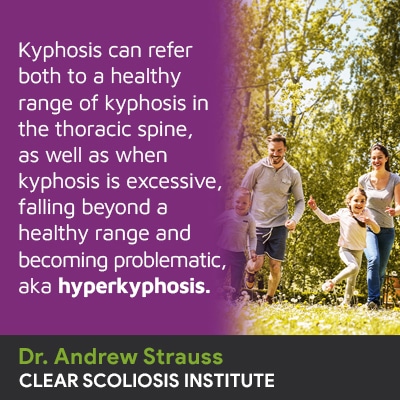 Kyphosis can refer both