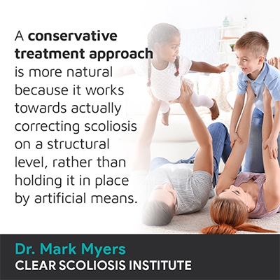 A conservative treatment approach is