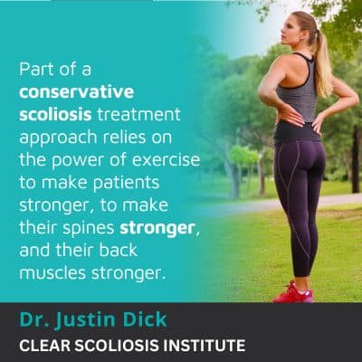 part of a conservative scoliosis