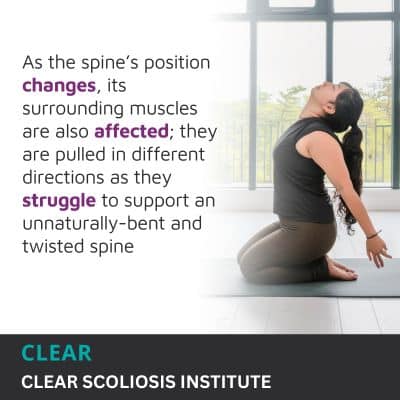 As the spine’s position changes