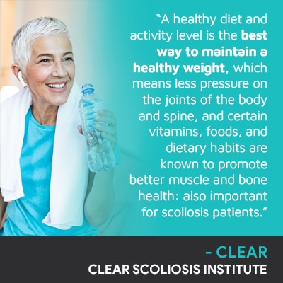 A visual representation of the quote from the text starting with “A healthy diet and activity"