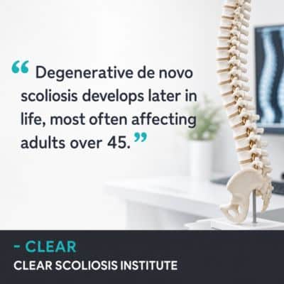 When scoliosis develops later in