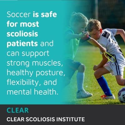 A visual representation of the quote from the text starting with “To summarize, playing soccer is approved"