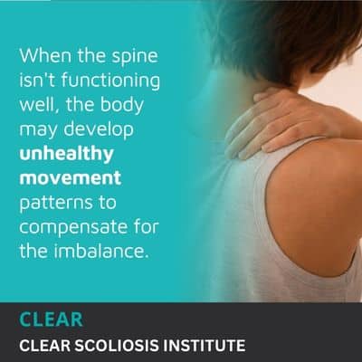 A visual representation of the quote from the text starting with “When the spine is in need"