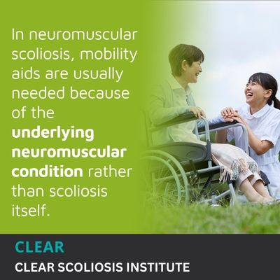 A visual representation of the quote from the text starting with “Although some neuromuscular scoliosis patients"